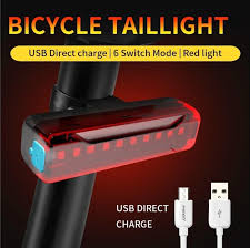 Portable Bicycle Light With Usb Rechargeable 5200mah Light Bike Tail Light Cycling Lights Bike Headlight