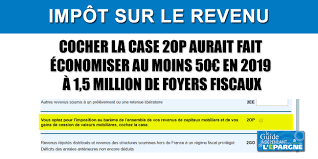 Pour trouver l'impôt dont le célibataire devra s'acquitter sur ses revenus, il reste à multiplier ce montant par le nombre de part de quotient familial du célibataire : Impot Cocher La Case 2op En 2019 Aurait Fait Economiser Plus De 50 A 1 46 Million De Foyers Fiscaux Actualites Fiscales