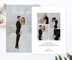 T3 Wedding Thank You Card Template For Photographers Wedding Photography Thank You Card Templ Photo Thank You Cards Wedding Thank You Wedding Album Layout