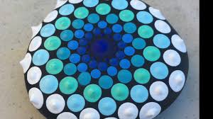 Mandala rock painting for beginners. How To Paint Dot Mandalas Tutorial 4 My First Mandala Pattern Youtube
