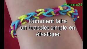 Un bracelet élastique est un type d'accessoire qui dispose d'un certain nombre de petits cercles sur un cordon élastique. Comment Faire Un Bracelet Simple En Elastiques Rainbow Loom Diy Video Dailymotion