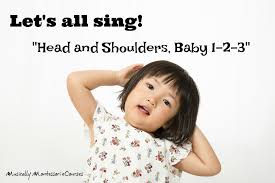 It says the word baby 57 times, in case you're wondering. Musically Montessori Head And Shoulders Baby 1 2 3 Song With Fun Activities Magical Movement Company Carolyn S Blog