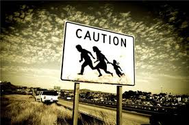 Image result for illegal alien crossing border with baby with