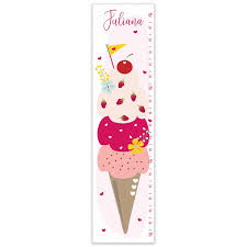 Yoder Ice Cream Cone Personalized Growth Chart