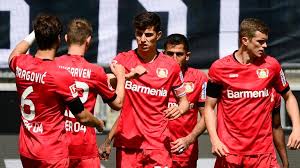 Bayer 04 leverkusen fußball gmbh, also known as bayer 04 leverkusen, bayer leverkusen, or simply leverkusen, is a german professional footba. Kai Haverz Scores Twice Again To Send Bayer Leverkusen Third Bundesliga Round Up Football News Sky Sports
