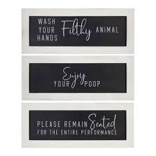 All sale items are the colors pictured. White Wood Sign Wall Signs Wall Decor The Home Depot