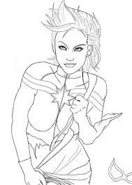 Captain marvel coloring pages to print. Captain Marvel Coloring Pages