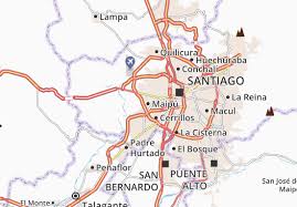 Well located in the pudahuel district of santiago, las barrancas apart hotel is located 8 km from museo de la memoria santiago, 10 km. Detailed Map Of Maipu Maipu Map Viamichelin