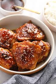 Heat the oil in a pan over high heat. Honey Garlic Instant Pot Chicken Thighs Easy Ip Chicken Fit Foodie Finds