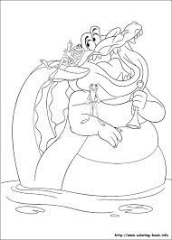 These spring coloring pages are sure to get the kids in the mood for warmer weather. The Princess And The Frog Coloring Picture