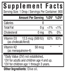 Found in animal foods like salmon, cod and egg yolks. Vitamin D3 K2 Drops 900 Servings Seeking Health