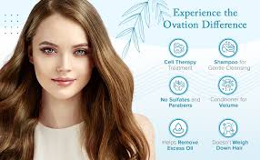 To my dismay i started up again with the drying and breaking of the hair so i called ovation and once again ordered a mother's day. Amazon Com Ovation Volume Cell Therapy System Get Stronger Fuller Healthier Looking Hair With Natural Ingredients Includes Volume Therapy Treatment Shampoo And Volumizing Conditioner Made In The Usa Beauty