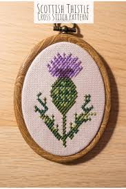Go cross stitch crazy with our huge selection of free cross stitch patterns! Scottish Thistle Cross Stitch Pattern