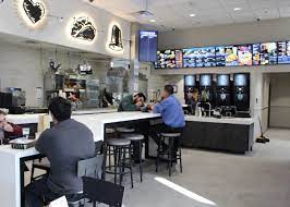 The pandemic lead to indoor. Taco Bell Cantina Opens In Downtown Phoenix Serving Alcohol