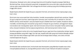 Pidato Perpisahan Sekolah
