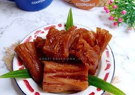 ~ 400 ml susu segar/susu cair ~ 5 sudu besar gula halus ~ 3 biji telor ~ 2 biji kuning telor. Resep Singkong Karamel Gula Merah Oleh Desi Dresviana Cookpad