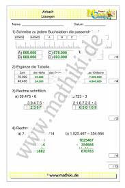 Mathearbeit Klasse 4 Mathiki De In 2020 Klassenarbeiten Mathe Klasse 4 Klassenarbeiten Mathe Klassenarbeiten