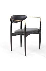 Dan Johnson Viscount Chairs Denmark 1950s In 2020 Black Leather Upholstery Dining Room Chairs Modern Leather Upholstery