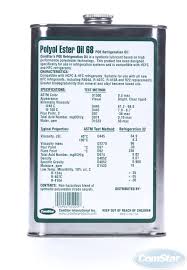 Polyol Ester Oil Poe For A C 68 300 Sus 1 Quart 12