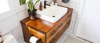 How to turn a dresser into a bathroom vanity. How To Turn A Dresser Into A Bathroom Vanity Zameen Blog