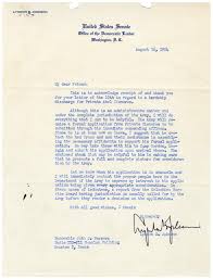 Has overcome the weakness cited by the selection board, and that separation is not in the best interests of the army. Letter From Lyndon B Johnson To John J Herrera 1954 08 16 The Portal To Texas History