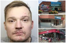 Desperate dope-sick addict tried to rob Wakefield Greggs, Costa and WHSmith  'within minutes'