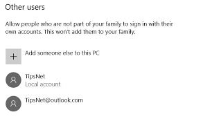 Dengan cara di bawah ini, kamu bisa membuat akun dalam bentuk. Cara Membuat Akun Di Windows 10 Microsoft Dan Lokal Tipsnet Id Tips Seputar Internet Komputer