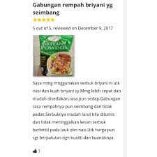 Berikut adalah jenis jenis ikan koi yang familiar di indonesia atau. Buy Rempah Beriyani Faiza Beriani Powder Seetracker Malaysia