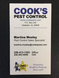 Birmingham al exterminator, pest control & termite inspector. Adam Simmons Sales Manager Cook S Pest Control Inc Linkedin