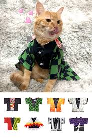 Top 10 cat anime updated best recommendations. Kimono Costume Tanjirou Cosplay Cat Cosplay Anime Cat Pet Costumes