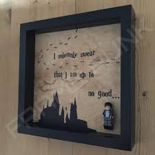 I Solemnly Swear That I Am Up To No Good Harry Potter Scene Harry Potter I Solemnly Swear Lego Minifigure Display Frame Harry Potter Canvas Harry Potter Bedroom Harry Potter Room Decor
