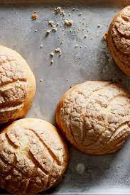 Nyt Cooking Conchas The Faintly Sweet Buns That Are Made Fresh Every Morning At Bakeries In Mexico Are Perfect With Hot Milk Recipes Morning Bun Sweet Buns