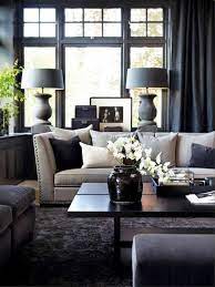 Schoene Sofas Schickes Sofa Schwarzer Teppich Tischlampen 2019 Schoene Sofas Schickes Sofa Schwarzer Tep Beige Living Rooms Living Room Grey Blue Living Room