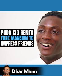 Poor Kid Rents Fake Mansion To Impress Friends