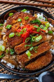 Katsudon Japanese Pork Cutlet Rice Bowl Recipe Pork Cutlets Slow Cooked Chicken Pork