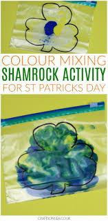 Colour Mixing Activity For St Patricks Day St Patricks Day Crafts For Kids St Patrick Day Activities St Patrick S Day Crafts