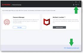Mcafee Kb How To Use Mcafee Personal Security 2 X On Windows 10 S Ts102869