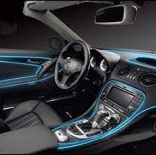 Interior Car Led Neon Glow Wire Lighting Strip Plug And Play With Car Charger Car Led Interior Led Lights Car Interior Decor