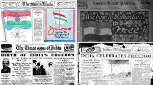 The Front Page On 15 August 1947