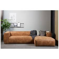 canape d angle droit cuir bean by drawer