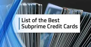 Although i'm able to pay my bills right now, the future is uncertain. 2021 S List Of Subprime Credit Cards