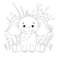 Maybe you would like to learn more about one of these? Printable Coloring Page Elephant Novocom Top