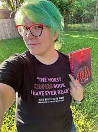 KayleighCreatesShop Night's Edge First Light Worst Book Ever Shirt Liz Kerin x Kayleigh Creates Collab