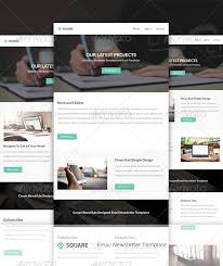 Square Modern Email Psd Template Psd Templates Email Newsletter Template Psd Templates Photoshop
