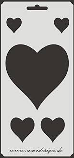 If you're measuring in centimeters, this above chart will help you identify the proper size, based on your. Bastelmaterialien Scrapbooking Schablone S 195 Herz Stencil Umr Design Onebitjr Com Br