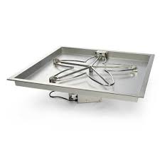 We supply all related gas spare parts for the fire pit if you need. Hearth Products Controls 30 Inch Square Gas Fire Pit Insert With Electronic Ignition 120vac