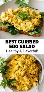 Best Curried Egg Salad Healthy Flavorful In 2020 Curried Egg Salad Recipe Curry Egg Salad Easy Salad Recipes
