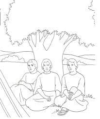 646.35 kb, 2207 x 1597. 3 Angels Visit Abraham Abraham And Lot Bible Coloring Pages Angel Coloring Pages