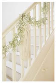 Pin By Sara James On White Faded White Christmas Decor Christmas Staircase White Christmas