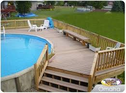 Diy Above Ground Pool Ideas On A Budget Above Ground Pool Deck Ideas Above Grou Budget Deck Diy Gr In 2020 Backyard Pool Pool Deck Plans Above Ground Pool Decks